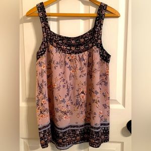Knox Rose floral tank, size M